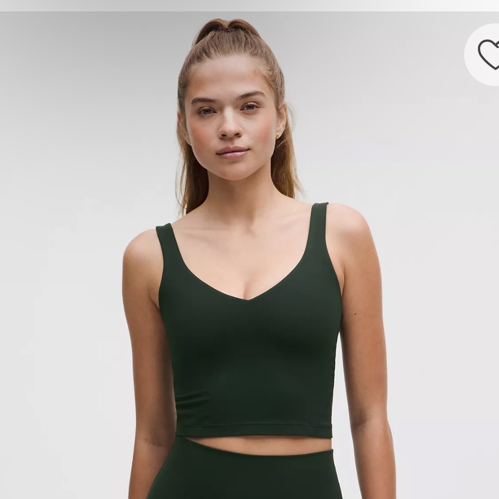 Lululemon Athletica Dark Green Align Tank Top